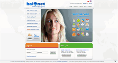 Desktop Screenshot of halonet-voip.com